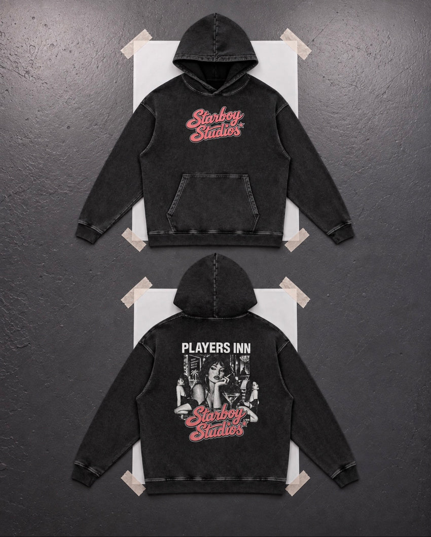 Player’s Inn V2 — Snow-Wash Hoodie