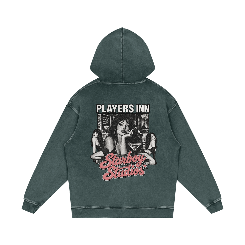 Player’s Inn V2 — Snow-Wash Hoodie