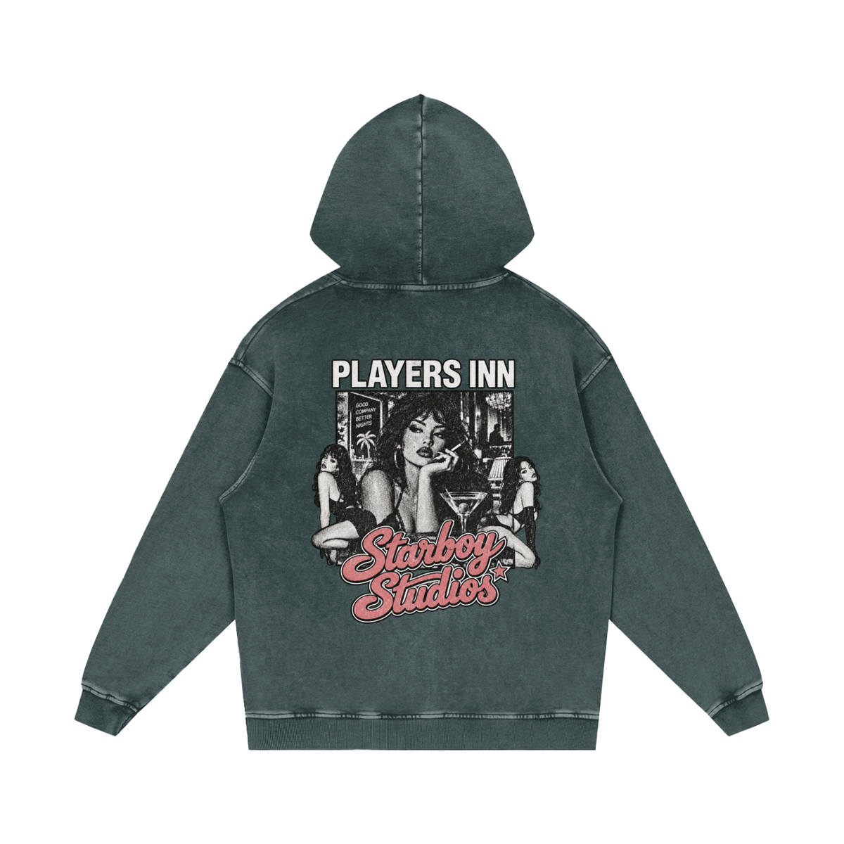 Player’s Inn V2 — Snow-Wash Hoodie