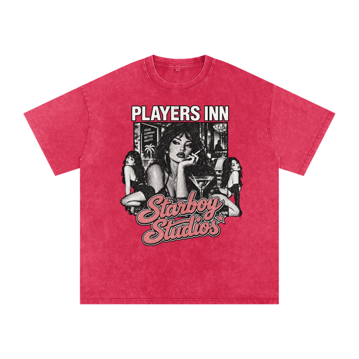 Player’s Inn V2 — Snow-Wash Tee