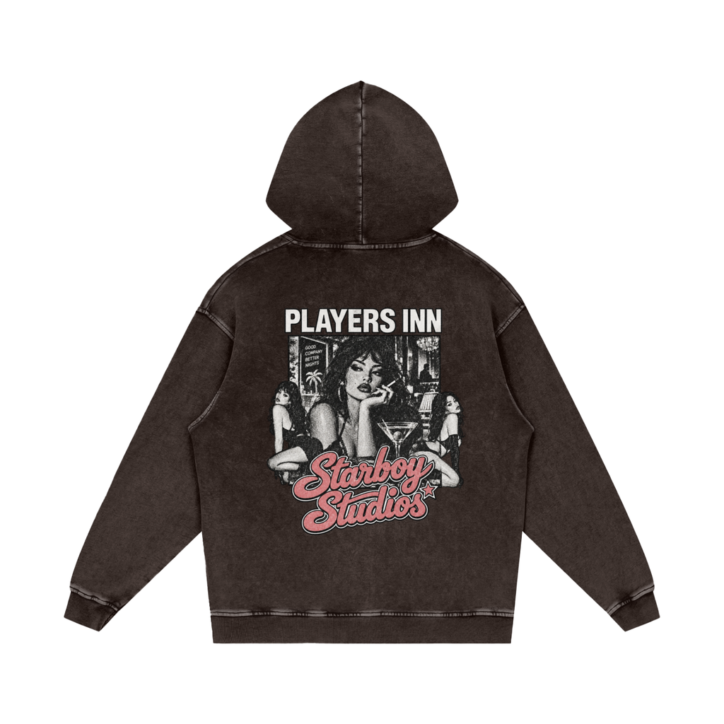Player’s Inn V2 — Snow-Wash Hoodie