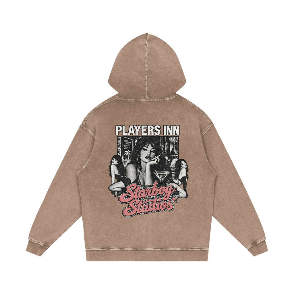Player’s Inn V2 — Snow-Wash Hoodie