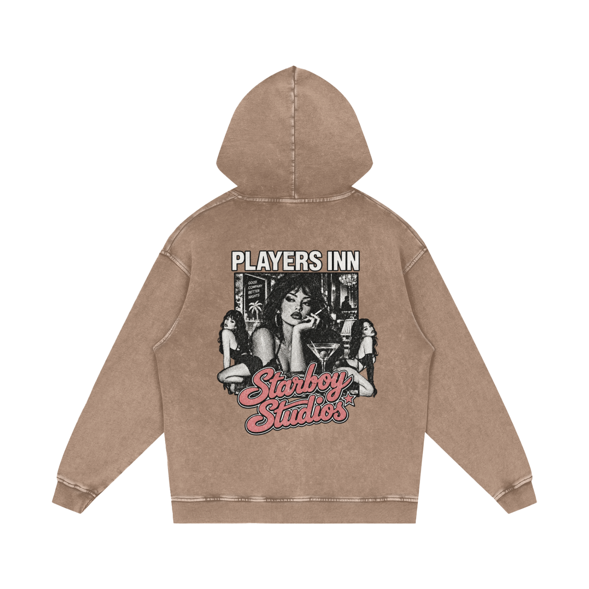 Player’s Inn V2 — Snow-Wash Hoodie