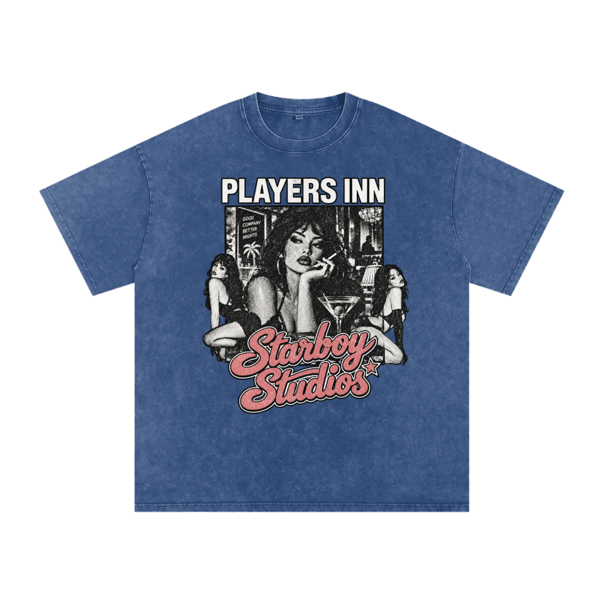 Player’s Inn V2 — Snow-Wash Tee