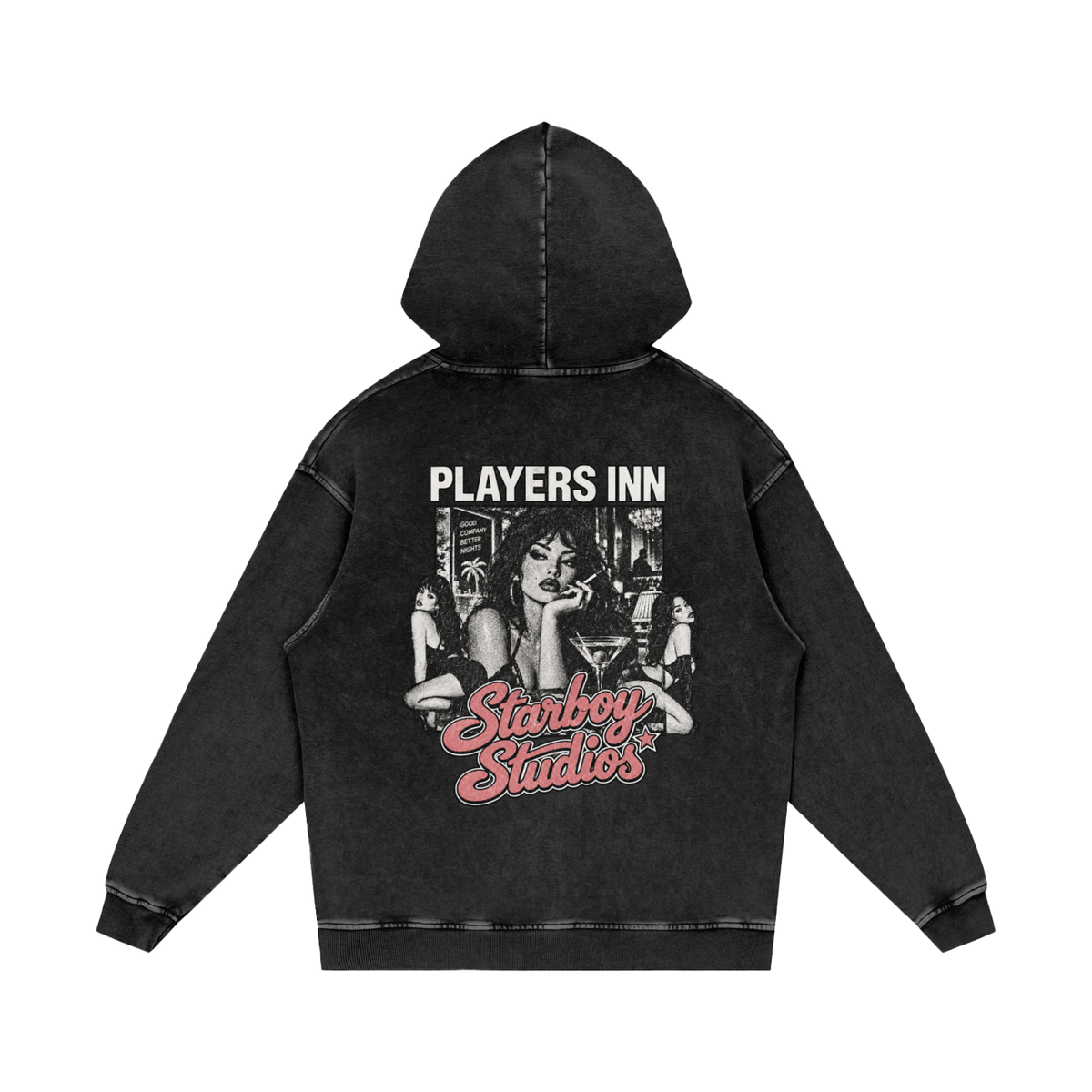 Player’s Inn V2 — Snow-Wash Hoodie