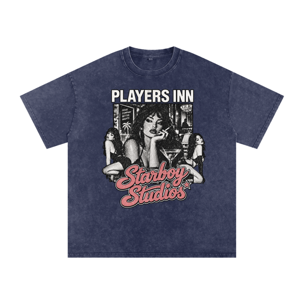Player’s Inn V2 — Snow-Wash Tee