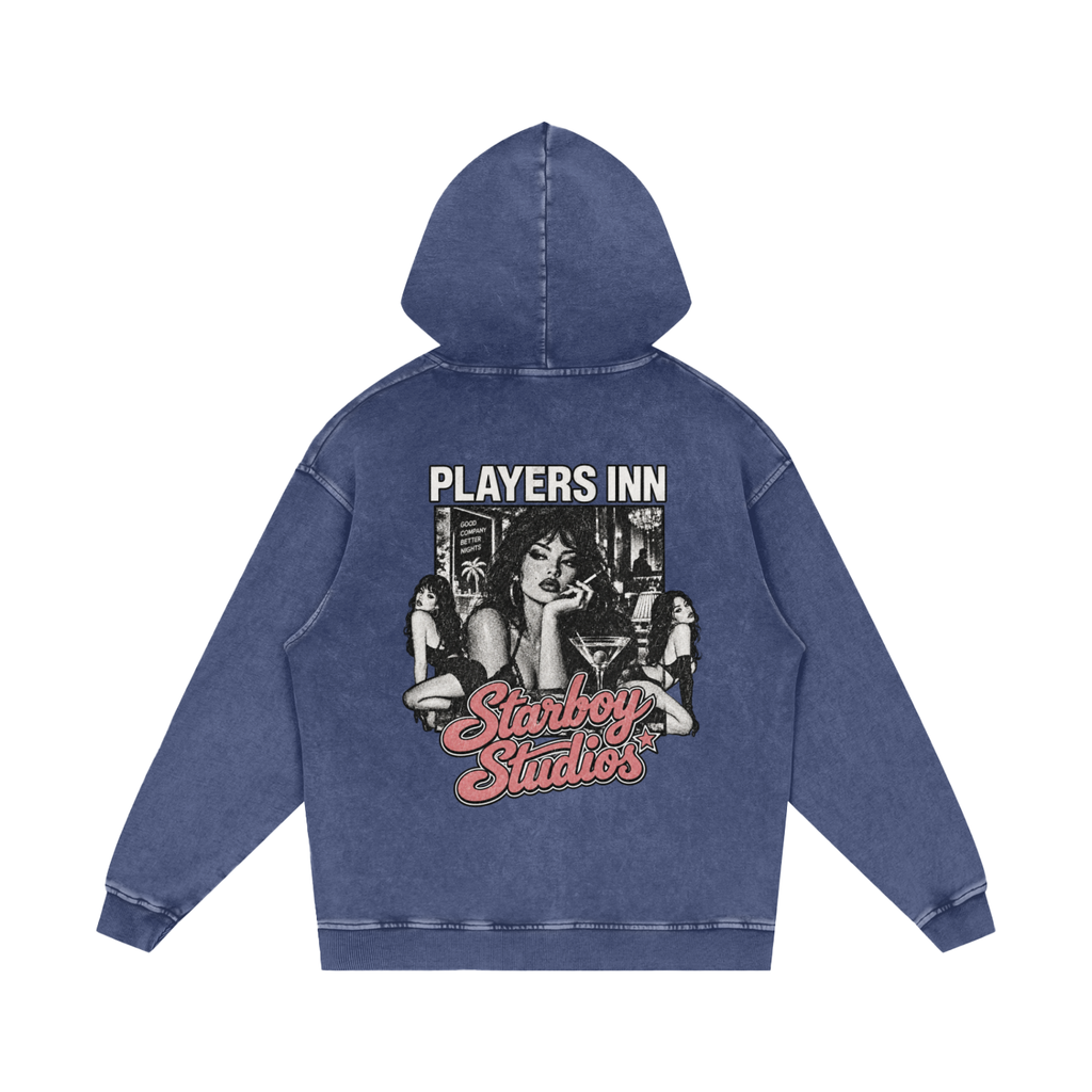 Player’s Inn V2 — Snow-Wash Hoodie