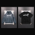 Heavyweight Essentials Set bundle flat lay, sun-dyed hoodie and snow-wash tee