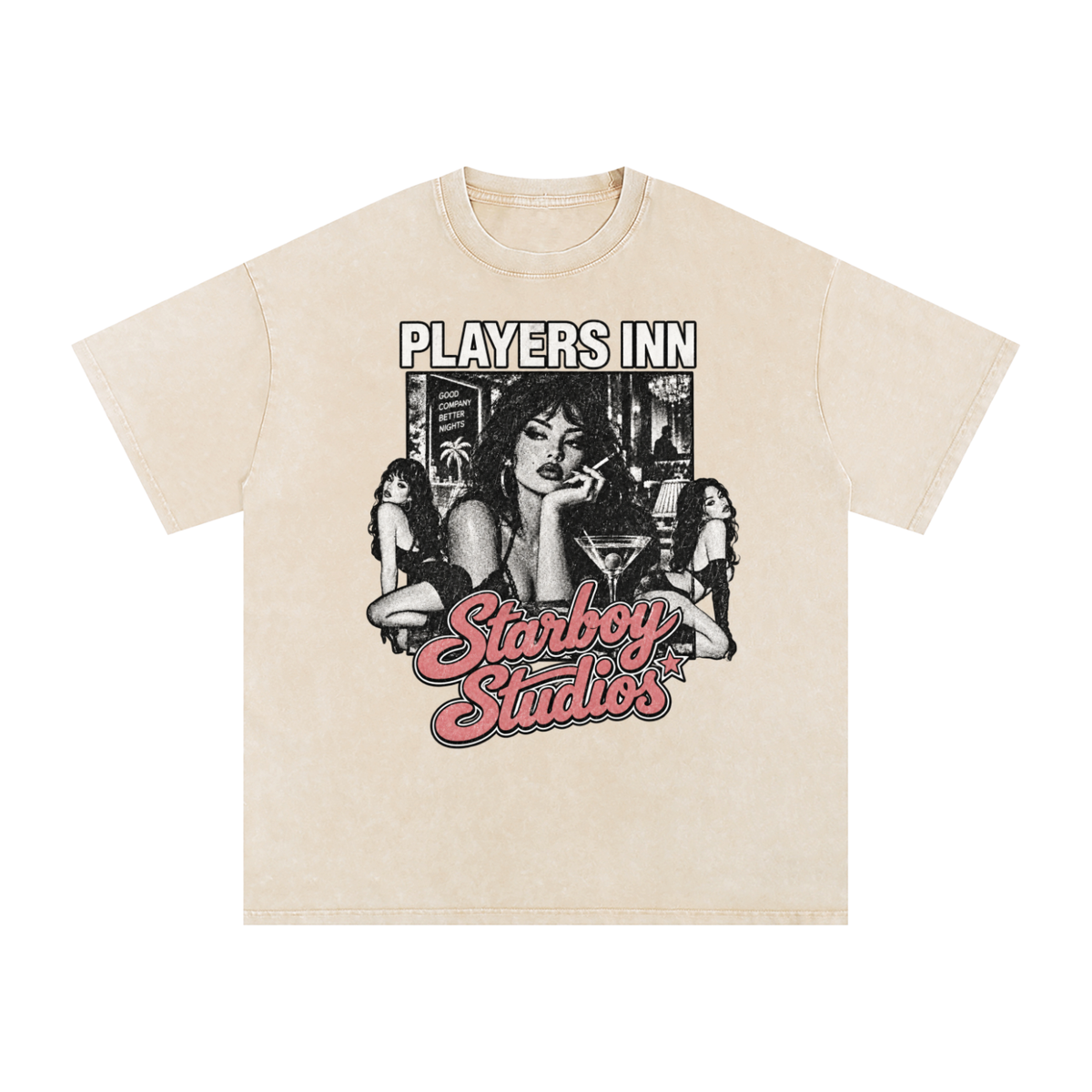 Player’s Inn V2 — Snow-Wash Tee